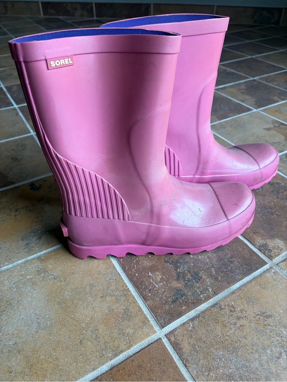 Sorel Pink Women's Waterproof Rain Boots